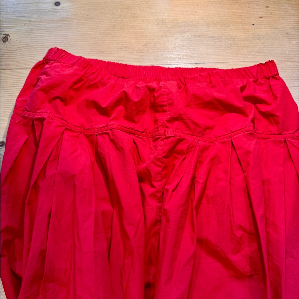 Alex Mill Bright Red A-Line Skirt XL Women EUC - Picture 3 of 5